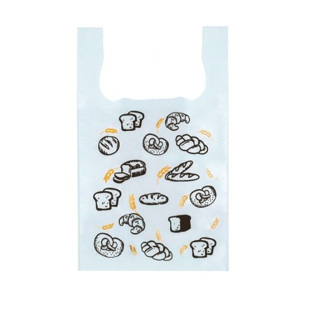 T -shirt package, polyethylene "bread", white, 26 x 48 cm, 8 μm