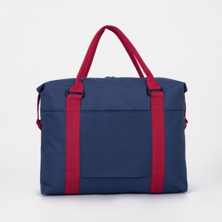 Road bag with lightning, external pocket, blue color-1