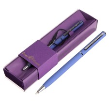 Switching handle, 0.7 mm, Bruno VisConti Palermo, blue rod, purple metal case, in case