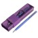 Switching handle, 0.7 mm, Bruno VisConti Palermo, blue rod, purple metal case, in case
