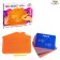 The training tablet "Magnetic drawing", orange color, 375 holes