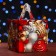 Gift box "Delight", a cube large 12 x 12x 12 cm