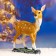 Garden figure "Olenien on a stone" from the polystone good souvenirs, 38 cm, average