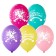 Shar Latex 14 “Happy Birthday”, sleeping unicorn, silk -screen printing, pastel, set 25 pcs.