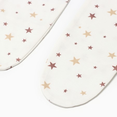 Children's sliders, white color/stars, height 62-2