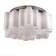 Ceiling Ceiling ST LUCE. SL117.502.06. ONDE. 6x60 watts, E27, 52x52x25 cm, silver color
