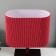 TEPLIC LOOK "Consul" 1x40W E27 wenge/burgundy 25x13x29cm