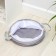 Belly basket folding shares, 35 × 35 × 43 cm, white color