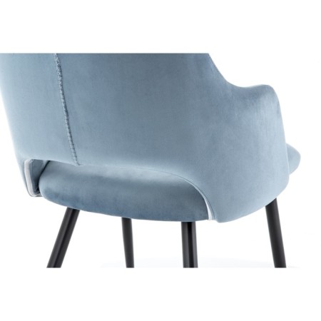 STILL WITH A CREARCASAS Konor Metal/Fabric, Black/Blue 51x51x79 cm-6