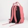 Backpack-Suma, lightning department, external pocket, raspberry color