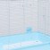 A cage for rodents with sliding pallets 60 x 35 x 47 cm, blue