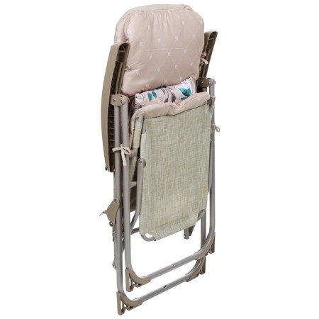 Swess chair, mattress + pillow, sand color-9
