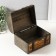 Casket chest "Orange patterns" 20x15x15.5 cm
