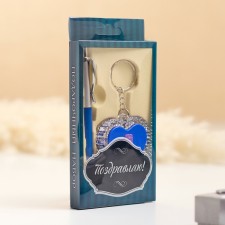 Gift set 2B1 (pen, flashlight in the shape of a heart)