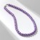 Beads "Classic" mood, lilac color, 40 cm