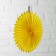 Paper product Decor "Circle", 25 cm, yellow color