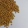 Glass beads 11/0 "metallic. Gold" 10 g