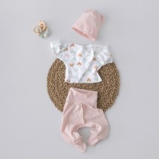Комплект детский KinDerLitto «Первые цветы-1», 3 предмета, рост 50-56 см, цвет конфетти