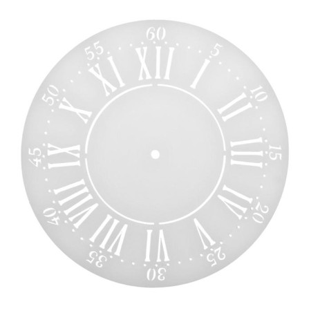 Stencil plastic "Two sets of numbers" Round, 15x15 cm-2
