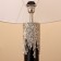 TECHNOL Lamp "White" White/black 1x40W, E27, 50x50x78 cm