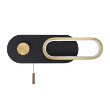 Wall lamp Arte Lamp Lucas A2602AP-10BK, LED, 10 W, 40x5x12 cm, 500 lm, black
