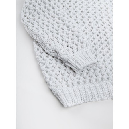 Свитер для девочки Amarobaby Knit Trend, рост 140 см, цвет белый-19