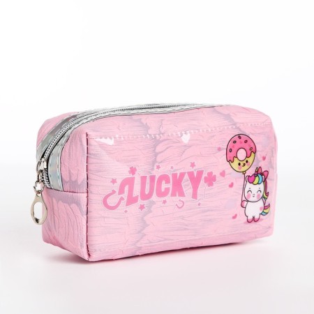 Lightning cosmetic bag, pink color