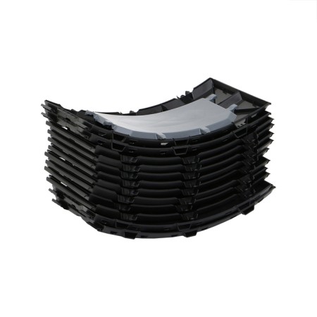 Plastic composter, 800 l, 78 × 108 × 108 cm, black-9