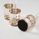 Summary metal, acrylic "quadria" d = 2.2 cm, set 3 pcs h = 24.5 cm, 22 cm, 20.5 cm