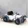 Metal souvenir "Retro. White-blue car" 35.5x15.5x14 cm