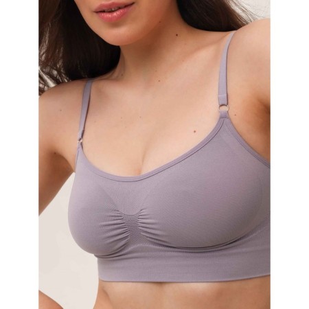 Top female support on thin straps Mirey Top Shaper Spalla Stretta, size 50, storm color