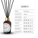 Aromatic diffuser bamboo 40 ml.