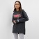 Lenced Women's sweatshirt with the basis of Mist Cozy Style, graphite, size 44