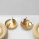 Earrings Assorted "Vacanda" style, circles, white-beige color