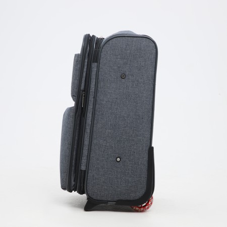 Small 20 suitcase, a lightning department, code lock, 3 wheels, 2 outer pockets, color gray color-3