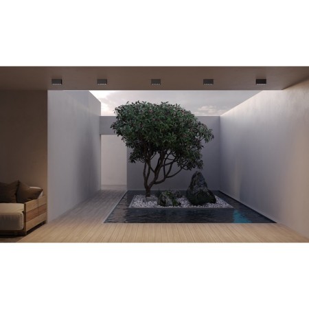 Ceiling light Outdoor O309CL-L10GF3K, 10W, 5x15x8 cm, LED, 700LM, 3000K, graphite color-6