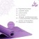 Sangh yoga rug, 183x61x0.7 cm, purple color