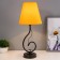 Lamp table Marcel 1x15W E14 18x18x42cm Black/Orange Risalux