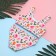 Children's swimsuit KAFTAN "Flowers", height 122 cm, pink
