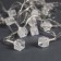 Garland “thread” 5 m with nozzles “melting cubes”, ip20, transparent thread, 20 LED, glow of multi (RG/RB), blinking, 220 V