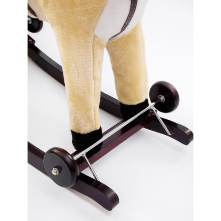 Horse Railway Hall Amarobaby West, with wheels, 69.5x28.5x74 cm, beige color-3