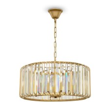 ESME chandelier, 5x60W E14, color gold