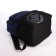 Young backpack from a lightning textile, 3 pockets, a bag, a suitcase holder, black/blue color