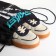 Bag for shoes on the lace, black color