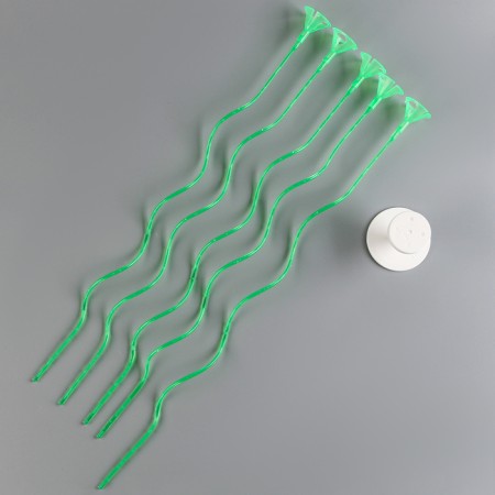 Set "wave", wand+holder+stand, set of 5 pcs., Green-3