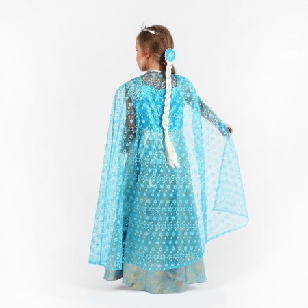Ella carnival costume, dress, cloak, diadem, rod, braid, p. 34, height 134 cm-3