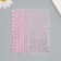 Stick plastic rhinestones "Round rhinestones" 12x10 cm