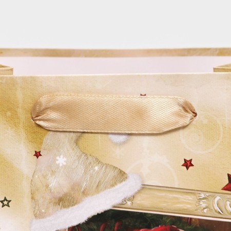 Gift, laminated, "Santa Claus" package, 18 x 23 x 10 cm-4