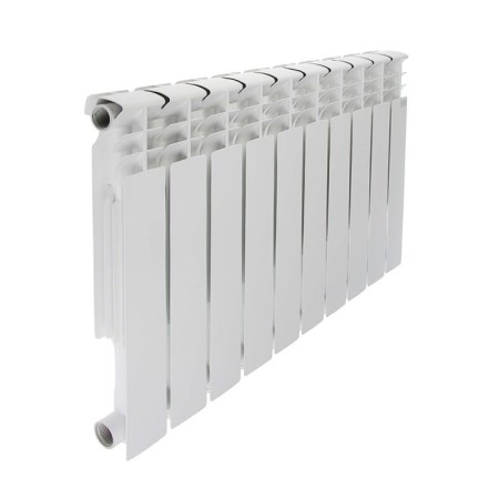 Aluminum radiator STI, 500 × 80 mm, 10 sections