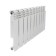 Aluminum radiator STI, 500 × 80 mm, 10 sections
